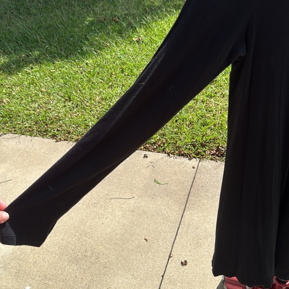 Express Black Cross Front Dress Size Medium - Picture 4 of 6